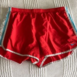 Nike athletic shorts red-white-blue